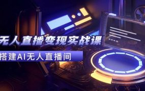 2024全套Ai无人直播变现实战课,搭建AI无人直播间,利用AI赚钱 (24节课)-千图副业网