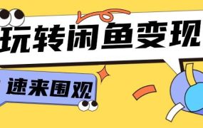 从0到1系统玩转闲鱼变现,教你核心选品思维,提升产品曝光及转化率-15节-千图副业网