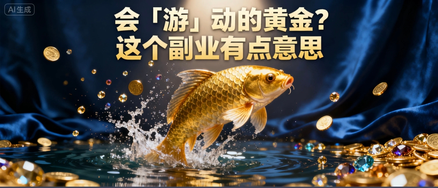 单号月销1.5W+！AI“凭空造鱼”带货新玩法，小白3分钟出一个爆款视频-千图副业网